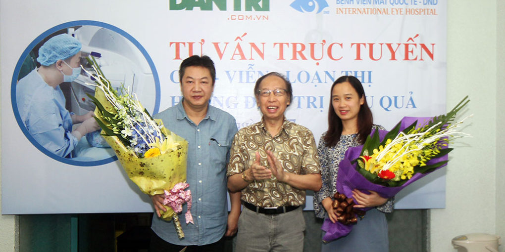 các bác sỹ viện mắt quốc tế dnd giao lưu